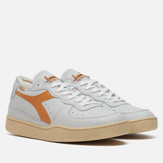 Кроссовки Diadora Heritage Mi Basket Row Cut, цвет серый, размер 40.5 EU