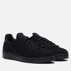 Кроссовки adidas Originals x Pharrell Williams Superstar Primeknit, цвет чёрный, размер 44.5 EU