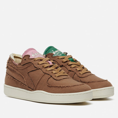 Кроссовки Diadora Mi Basket Row Cut ITA Valdilana, цвет коричневый, размер 39 EU
