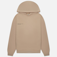 Мужская толстовка PANGAIA 365 Basic Signature Hoodie, цвет бежевый, размер M
