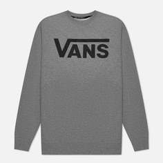 Мужская толстовка Vans Classic Crew II, цвет серый, размер XS