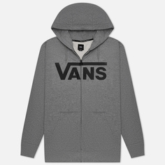 Мужская толстовка Vans Classic Zip Hoodie II, цвет серый, размер XS