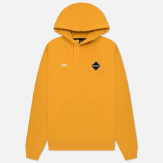 Мужская толстовка F.C. Real Bristol Big Logo Team Hoodie, цвет жёлтый, размер M