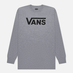 Мужской лонгслив Vans Classic, цвет серый, размер M