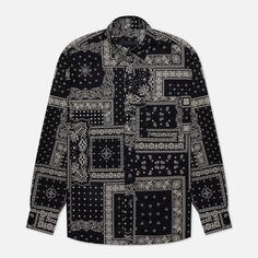 Мужская рубашка SOPHNET. Pattern Big B.D., цвет чёрный, размер M