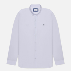 Мужская рубашка Lacoste Embroidered Logo Slim Fit, цвет белый, размер 41