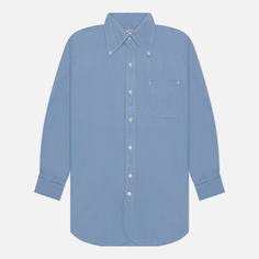 Мужская рубашка Evisu Nashville 3 Button-Down Dot Chambray, цвет голубой, размер M