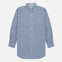 Мужская рубашка Evisu Nashville 3 Button-Down Check, цвет голубой, размер XXL