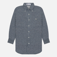 Мужская рубашка Evisu Nashville 3 Linen, цвет серый, размер S