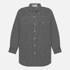 Мужская рубашка Evisu Nashville 3 Selvedge Chambray, цвет серый, размер XL