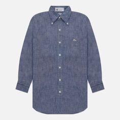 Мужская рубашка Evisu Nashville 3 Selvedge Chambray, цвет синий, размер S