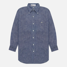 Мужская рубашка Evisu Nashville 3 Selvedge Chambray, цвет синий, размер S