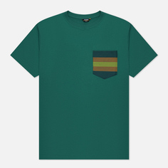 Мужская футболка K-Way Ros Pocket, цвет зелёный, размер S