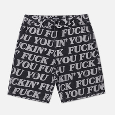 Мужские шорты RIPNDIP Fuckin Fuck Denim, цвет чёрный, размер 34