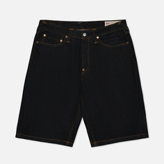 Мужские шорты Evisu Heritage Seagull-Daicock Discharge Printed Denim, цвет синий, размер 34