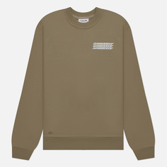 Женская толстовка Lacoste Loose Fit Brushed Fleece, цвет бежевый, размер L
