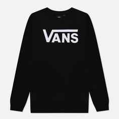 Женская толстовка Vans Classic V Crew, цвет чёрный, размер XS