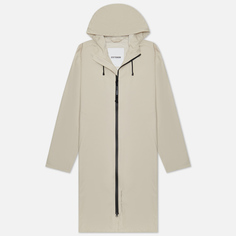 Мужская куртка дождевик Stutterheim Camden Lightweight, цвет бежевый, размер M