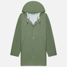 Мужская куртка дождевик Stutterheim Stockholm Lightweight, цвет зелёный, размер XL