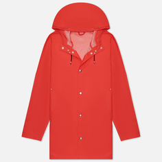 Мужская куртка дождевик Stutterheim Stockholm Lightweight, цвет красный, размер L