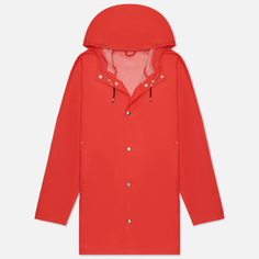 Мужская куртка дождевик Stutterheim Stockholm Lightweight, цвет красный, размер L