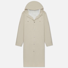 Мужская куртка дождевик Stutterheim Stockholm Long, цвет бежевый, размер M