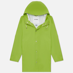 Мужская куртка дождевик Stutterheim Stockholm, цвет зелёный, размер XXS