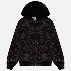 Мужская демисезонная куртка thisisneverthat Floral Work, цвет бордовый, размер L