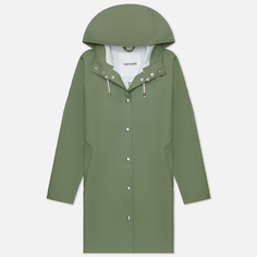 Женская куртка дождевик Stutterheim Mosebacke, цвет зелёный, размер XS