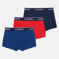 Комплект мужских трусов Lacoste Underwear 3-Pack Boxer Casual, цвет комбинированный, размер M