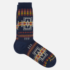 Носки Pendleton Harding Crew, цвет синий, размер 38-42 EU