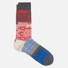 Носки Anonymous Ism Recover Multi Links Jacquard Crew, цвет серый, размер 41-44 EU