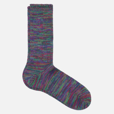 Носки Anonymous Ism Five Color Mix Crew, цвет фиолетовый, размер 44-46 EU