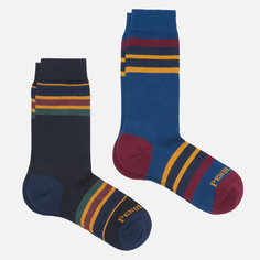 Комплект носков Pendleton Yakima Camp Stripe 2-Pack, цвет комбинированный, размер 38-42 EU