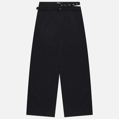 Женские брюки Evisu Evisukuro Cut Out Waist Straight Cut, цвет чёрный, размер 28
