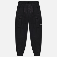 Мужские брюки MA.Strum Nylon Grid Regular Fit, цвет чёрный, размер XXL