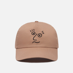 Кепка Evisu Face, цвет коричневый