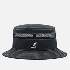 Панама Kangol Distressed Cotton Mesh, цвет чёрный, размер S-M