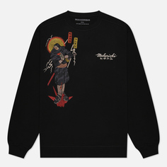 Мужская толстовка maharishi Shinobi Embroidered Crew Neck, цвет чёрный, размер S