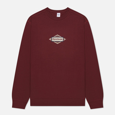Мужская толстовка Reebok Sporting Goods Crew, цвет бордовый, размер S