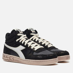Кроссовки Diadora Magic Basket Demi Stained, цвет чёрный, размер 42.5 EU