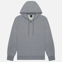 Мужская толстовка Hackett Essential Hoodie Full Zip, цвет серый, размер M