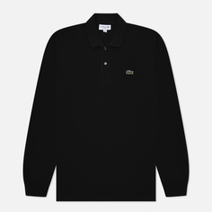 Мужской лонгслив Lacoste L 13.12., цвет чёрный, размер M