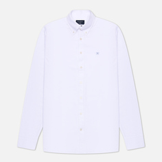 Мужская рубашка Hackett Washed Oxford Slim Fit, цвет белый, размер XL