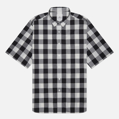 Мужская рубашка uniform experiment Yoke Logo Print B.D Big, цвет чёрный, размер L