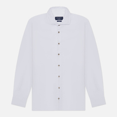 Мужская рубашка Hackett Piece Dyed Soft Twill, цвет белый, размер M