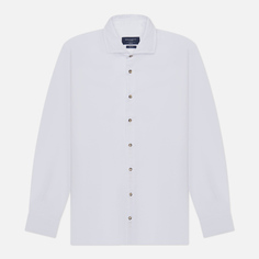 Мужская рубашка Hackett Piece Dyed Soft Twill, цвет белый, размер M