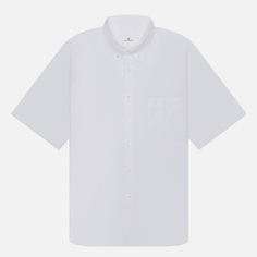 Мужская рубашка uniform experiment Yoke Logo Print B.D Big, цвет белый, размер M