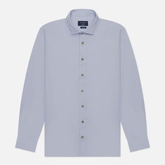 Мужская рубашка Hackett Piece Dyed Soft Twill, цвет синий, размер S