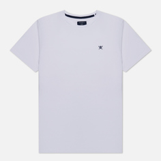 Мужская футболка Hackett Logo Classic Fit, цвет белый, размер XL